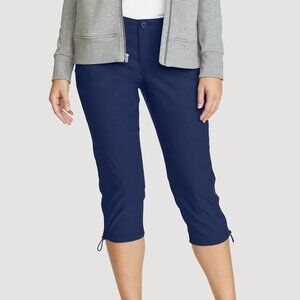 Eddie Bauer Women’s Rainier Capris Blue Size 6